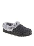 Skechers Χειμερινές Γυναικείες Παντόφλες με Γούνα Γκρι 31204-CCL