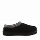 Ugg Australia Tasman 5955-blk Κλειστές Δερμάτινες Γυναικείες Παντόφλες σε Μαύρο Χρώμα