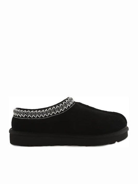 Ugg Australia Tasman 5955-blk Κλειστές Δερμάτινες Γυναικείες Παντόφλες σε Μαύρο Χρώμα