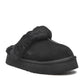 Ugg Australia Disquette 1122550 Χειμερινές Γυναικείες Παντόφλες με γούνα σε Μαύρο Χρώμα
