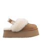 Ugg Australia Χειμερινές Γυναικείες Παντόφλες σε Καφέ Χρώμα 1113474-CHE