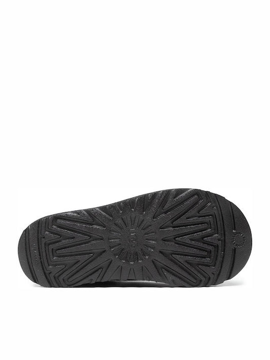 Ugg Australia Tasman 5955-blk Κλειστές Δερμάτινες Γυναικείες Παντόφλες σε Μαύρο Χρώμα