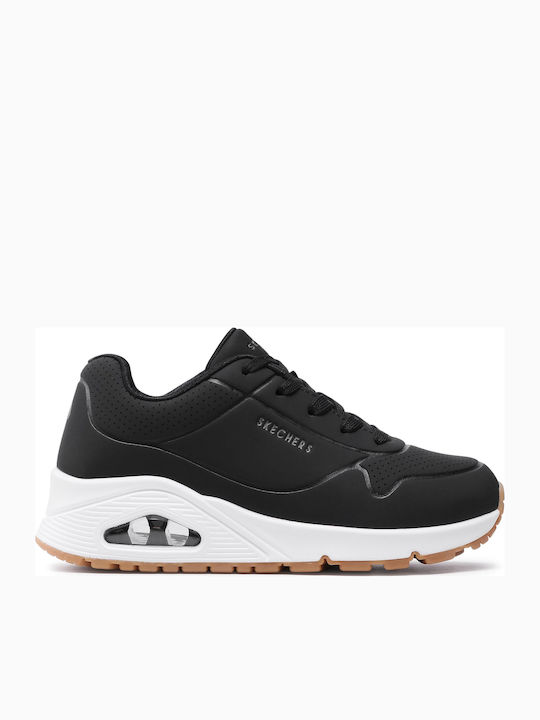 Skechers Αθλητικά Παιδικά Παπούτσια Running Uno Μαύρα 310024L-BLK