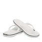 Crocs Crocband Ανδρικά Flip Flops Ανατομικά Λευκά 11033-100