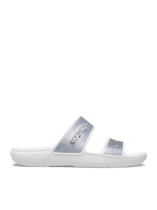 Crocs Glitter II Slides σε Λευκό Χρώμα 207769-90H