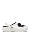 Crocs Classic Lined Παιδικά Παπουτσάκια Θαλάσσης Λευκά 210400-0WX