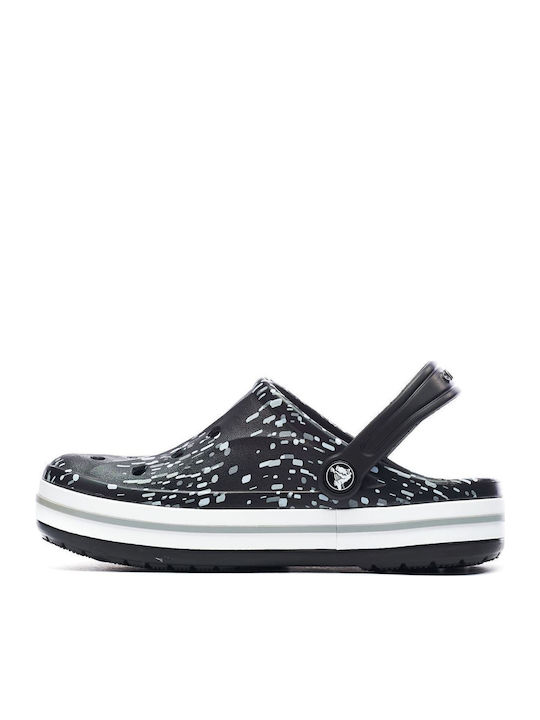 Crocs Παιδικά Σαμπό Θαλάσσης 207020-0C4 Μαύρα