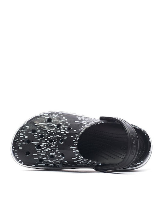 Crocs Παιδικά Σαμπό Θαλάσσης 207020-0C4 Μαύρα