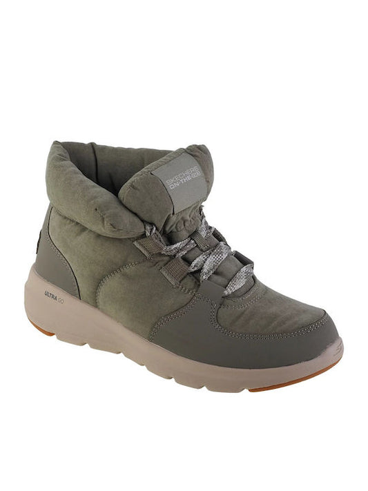Skechers Ultra Γυναικεία Μποτάκια Πράσινα 144194-OLV