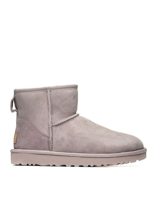 Ugg Classic Mini II Pale Smoke Μποτακια με γουνα 1016222-PSK
