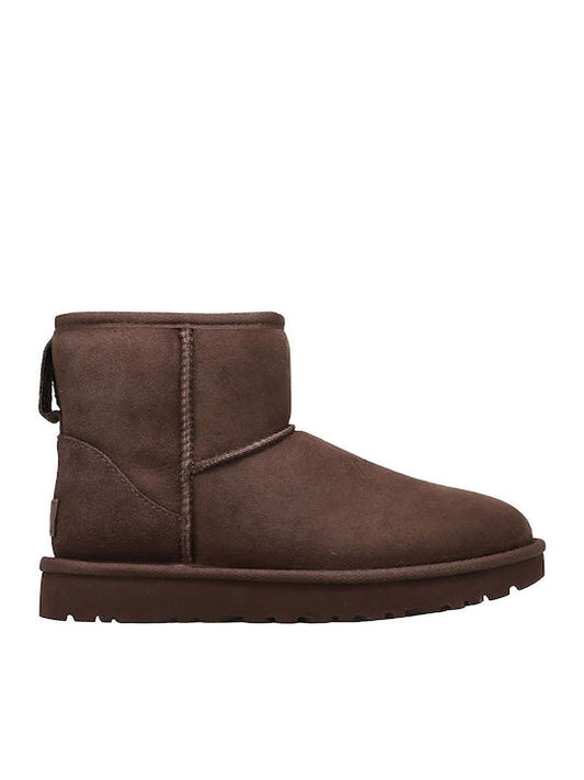 Ugg Australia Δερμάτινα Γυναικεία Μποτάκια Καφέ 1016222-BCDR