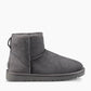 Ugg Australia Classic Mini II 1016222 Suede Γυναικεία Μποτάκια με Γούνα Γκρι