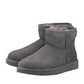 Ugg Australia Classic Mini II 1016222 Suede Γυναικεία Μποτάκια με Γούνα Γκρι