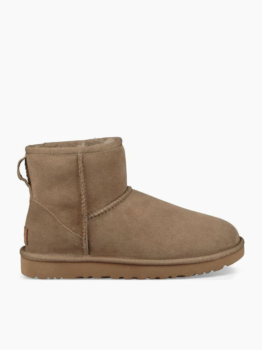 Ugg Australia Classic Mini II 1016222 Suede Γυναικεία Μποτάκια με Γούνα Antilope