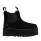 Ugg Australia Neumel Platform 1134526 Suede Γυναικεία Chelsea Μποτάκια Μαύρα