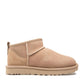Ugg Australia Classic Ultra Mini 1116109-San Suede Γυναικεία Μποτάκια με Γούνα