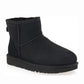 Ugg Australia Classic Mini II 1016222 Suede Γυναικεία Μποτάκια με Γούνα Μαύρα