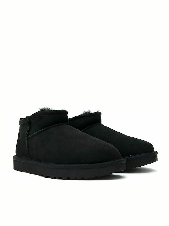 Γυναικεία Μποτάκια Ugg Classic Ultra Mini Black 1116109-BLK