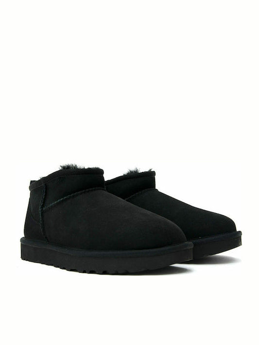 Γυναικεία Μποτάκια Ugg Classic Ultra Mini Black 1116109-BLK