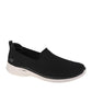 Skechers Γυναικεία Slip-On Μαύρα 124505-BKW