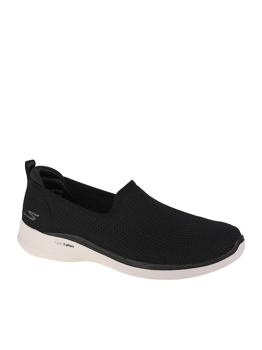 Skechers Γυναικεία Slip-On Μαύρα 124505-BKW