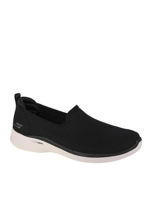Skechers Γυναικεία Slip-On Μαύρα 124505-BKW