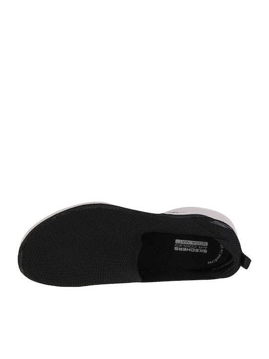 Skechers Γυναικεία Slip-On Μαύρα 124505-BKW