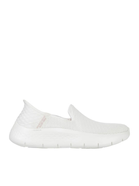 Skechers Go Walk Flex Γυναικεία Slip-On Λευκά 124963-OFWT