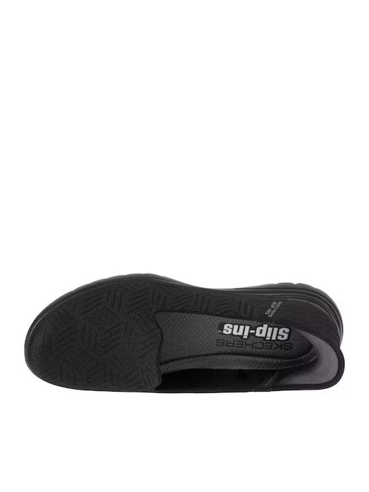 Skechers On The Go Flex Γυναικεία Slip-On Μαύρα 138182-BBK