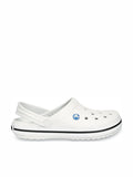 Crocs Crocband Ανατομικά Σαμπό Λευκά 11016-100