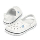 Crocs Crocband Ανατομικά Σαμπό Λευκά 11016-100