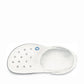 Crocs Crocband Ανατομικά Σαμπό Λευκά 11016-100