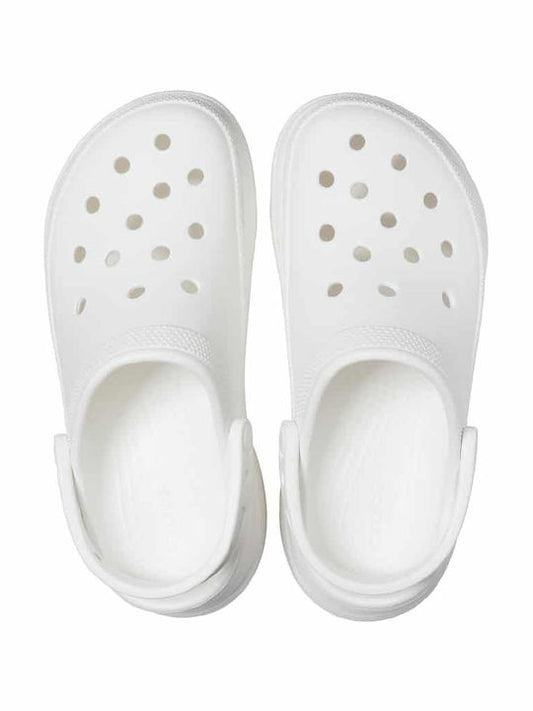 Crocs Classic Bae Γυναικεία Ανατομικά Σαμπό Λευκά 206302-100