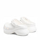 Crocs Classic Bae Γυναικεία Ανατομικά Σαμπό Λευκά 206302-100