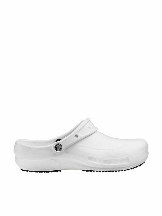 Crocs Bistro Ανατομικά Σαμπό Λευκά 10075-100