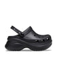Crocs Classic Bae Γυναικεία Ανατομικά Σαμπό Μαύρα 206302-001