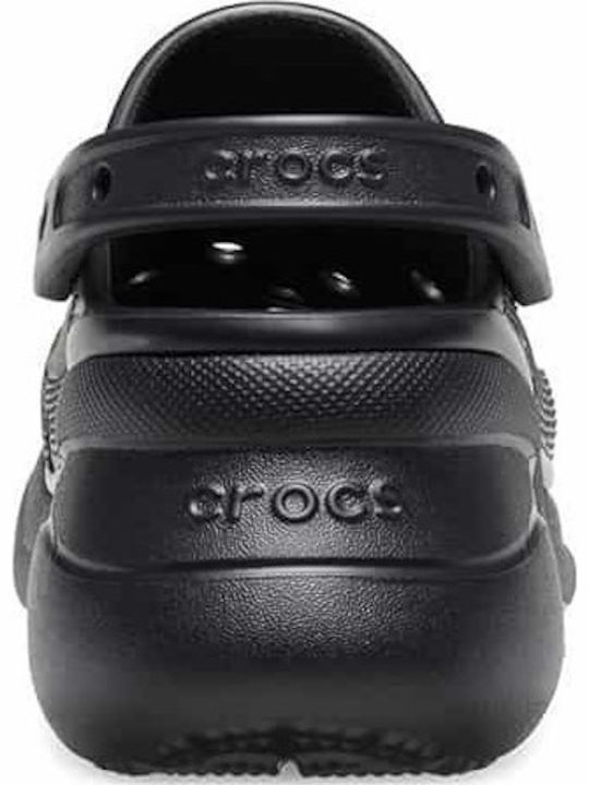 Crocs Classic Bae Γυναικεία Ανατομικά Σαμπό Μαύρα 206302-001