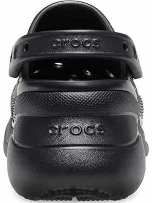 Crocs Classic Bae Γυναικεία Ανατομικά Σαμπό Μαύρα 206302-001