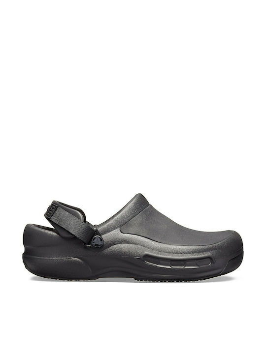 Crocs Bistro Pro LiteRide Clog Black Ανατομικό Σαμπό Unisex Μαύρο 205669-001