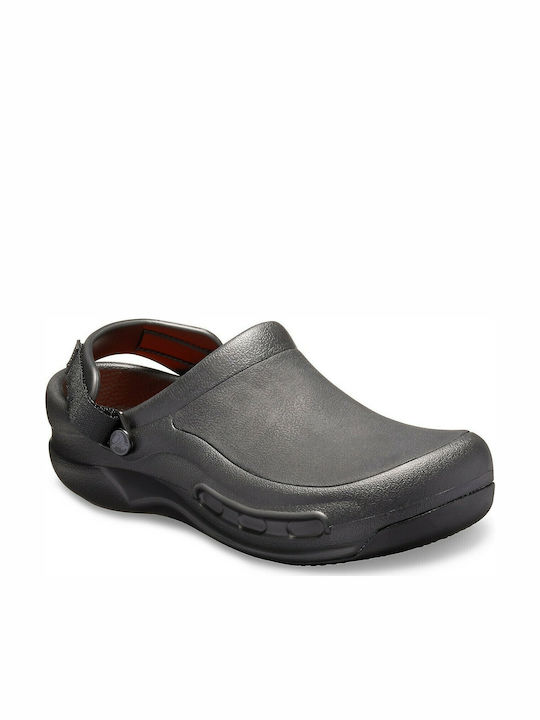 Crocs Bistro Pro LiteRide Clog Black Ανατομικό Σαμπό Unisex Μαύρο 205669-001