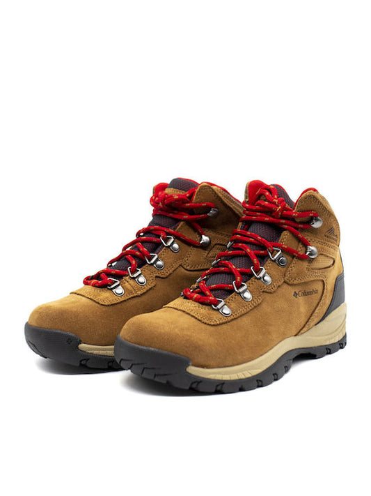 Columbia Newton Ridge Plus 1718821-286 Ανδρικά Ορειβατικά Μποτάκια Αδιάβροχα Καφέ