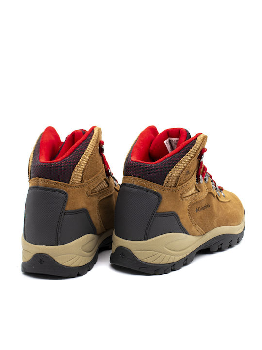 Columbia Newton Ridge Plus 1718821-286 Ανδρικά Ορειβατικά Μποτάκια Αδιάβροχα Καφέ