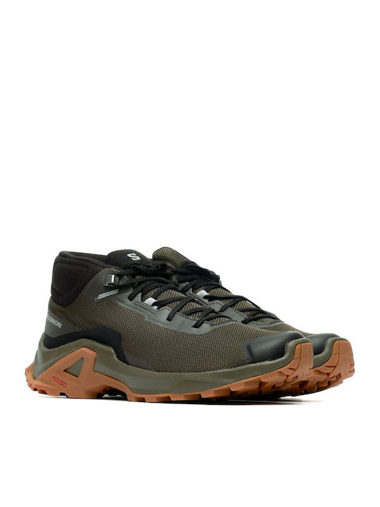 Salomon X Reveal Chukka L41763000 Ανδρικά Ορειβατικά Παπούτσια Αδιάβροχα Πράσινα