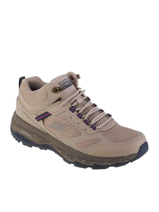 Skechers Go Run Trail Altitude Highly Elevated 128206-TPNV Γυναικεία Ορειβατικά Παπούτσια Μπεζ