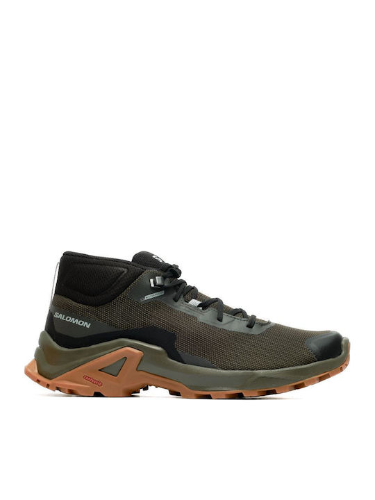 Salomon X Reveal Chukka L41763000 Ανδρικά Ορειβατικά Παπούτσια Αδιάβροχα Πράσινα