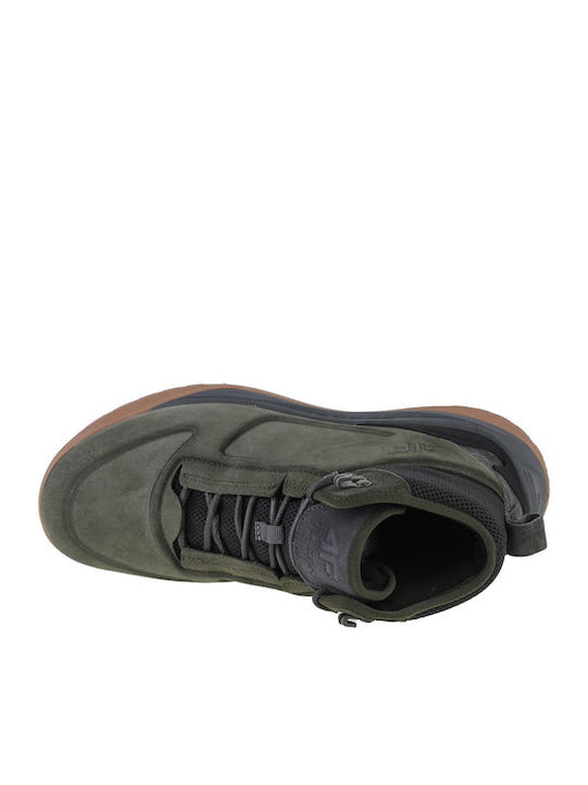 4F Tundra Boots 4FAW22FWINM010-43S Ανδρικά Ορειβατικά Μποτάκια Πράσινα