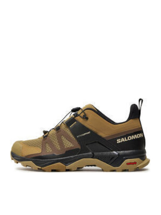 Salomon X Ultra 4 L47452300 Ανδρικά Ορειβατικά Παπούτσια Καφέ