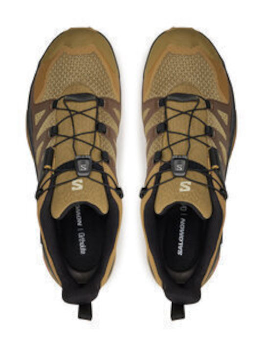 Salomon X Ultra 4 L47452300 Ανδρικά Ορειβατικά Παπούτσια Καφέ