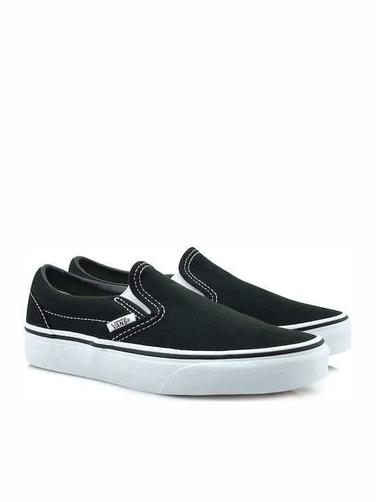 Vans Πάνινα Ανδρικά Slip-On Μαύρα VN000EYEBLK
