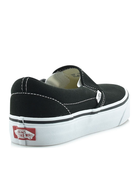 Vans Πάνινα Ανδρικά Slip-On Μαύρα VN000EYEBLK